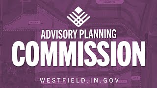 Advisory Plan Commission Meeting 01/14/2025