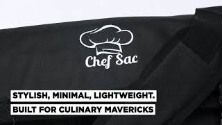 Chef Sac's Fans Favorite Product - Padded Knife Roll Bag! Chefs \u0026 Culinary Students Love It ❤️!!