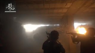 Footage from Ein Tarma front as FSA forces take on the regime in heavy clashes