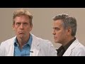 George Clooney and Hugh Laurie Revive 'E.R.' and 'House' Doctors on 'Jimmy Kimmel Live' George Clooney and Hugh Laurie Revive 'E.R.' and 'House' Doctors on 'Jimmy Kimmel Live'