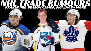 NHL Trade Rumours - Tarasenko to NYI, Bertuzzi to Leafs? Eichel to NYR? Oilers, Kraken & Signings