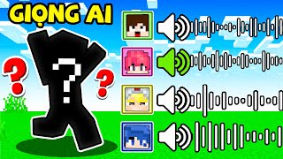 Sầu Riêng Thử Thách Đoán GIỌNG NÓI YOUTUBER Trong Minecraft