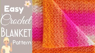 FASTEST CROCHET BABY BLANKET PATTERN 👼How to Crochet a Blanket 🌺 Speedy Granny Ruth