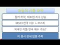 주식 시황. 미 증시 급등 마감. 중요한 계기가 된 뉴스 두 개. 테슬라와 엔비디아 급등 재료. 한국 증시에 중요한 영향을 줄 지표. 한미 증시 장기 투자 수익률 비교해 보니