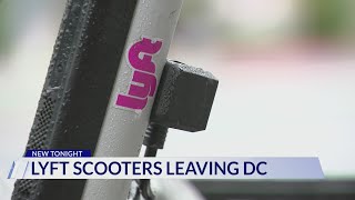 Lyft to discontinue scooter service in DC this October