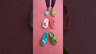 Green dinosaur sandals 😁🦕🥰 cute shark sandals 🦈😍😁#trending #viralvideo #shorts