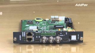 CCTV NDVR HD Video Codec AP-NC2000D(HD 네트워크 카메라 비디오 코덱) | AddPac