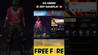 Free Fire OLd Legends 🧐 Free Fire Old I'D | Free Fire 2017 Vs 2023 | Ff Shorts #shorts #freefire