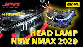 UPGRADE LAMPU DEPAN NMAX?! PAKAI INI LAMPU ALIS DEPAN NMAX 2020 -  JPA