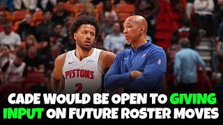 Cade Cunningham would be open giving Input on roster moves | Detroit Pistons free agency talks