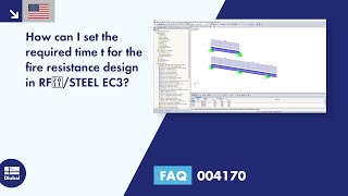 अक्सर पूछे जाने वाले प्रश्न 004170 | मैं RF‑/STEEL EC3 में अग्नि प्रतिरोध डिज़ाइन के लिए आवश्यक समय t कैसे निर्धारित कर सकता हूँ...