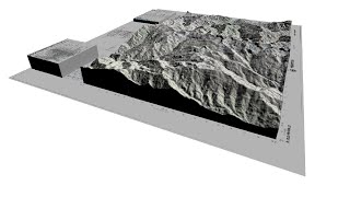 Visualizar una carta topográfica en 3D con QGIS 3