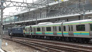 JR内房・外房・鹿島･成田線用新型電車E131系 R01～R12編成 配給輸送列車 総集編　電気機関車 EF64 1030～1032 牽引　2020年7月21日～2021年3月19日 撮影