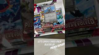 3 Pack Blister of Scarlet \u0026 Violet: Paldea Evolved! Happy Holidays! #pokemon #pokemonopening