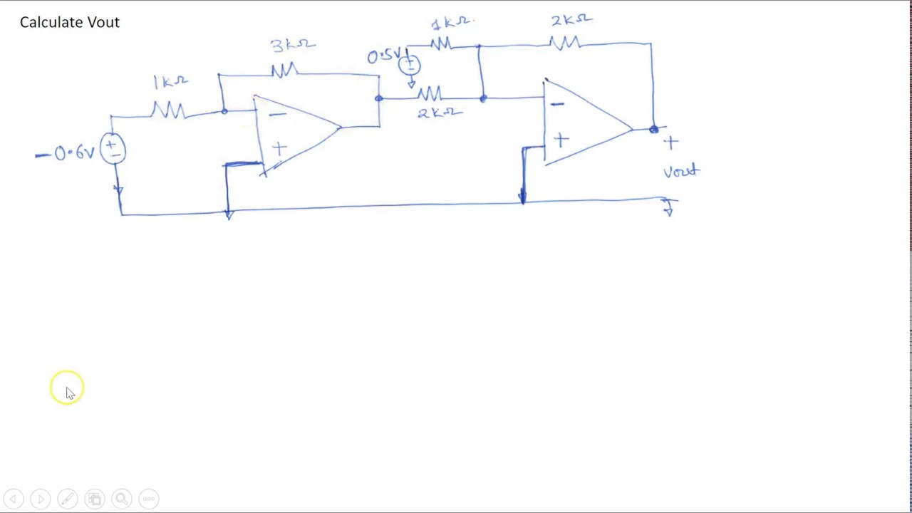 Example 1: Cascaded Op Amp Circuit - YouTube