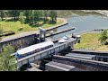 saint louis arzviller boat lift on the marne rhine canal