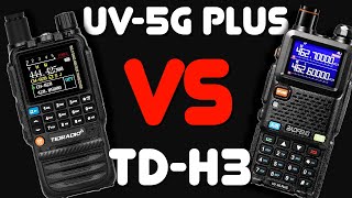 Baofeng UV-5G Plus vs TidRadio TD-H3 - I Compare The TD-H3 GMRS Radio To The Bao