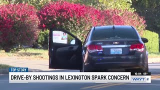 Drive-by shootings in Lexington spark concern