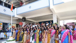 Celebrating 76 th Republic Day🇮🇳@Vignan High School Guntakal on 26-1-2025