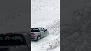 Toyota Tundra SNOW WHEELING!! #youttubeshorts #shorts #toyotatundra