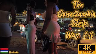 Vibrant Senegambia Strip Nightlife In The Gambia 4K Walking Tour