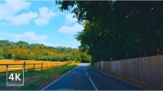 Relaxing Countryside Drive in Beautiful Dorking, Surrey - England