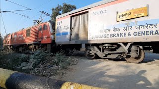 First run of 20847 Durg-Udhampur Express since March 2020 via new Route meets 12238 Begampura Expres