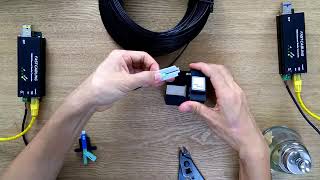 Connect SC Fiber Optical Cable Fast and Easy for Beginners!