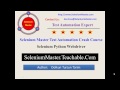Selenium Python Webdriver Online Course