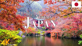 Autumn Japan 4K Ultra HD • Enchanting Autumn Japan, Scenic Relaxation Film with Calming Music.