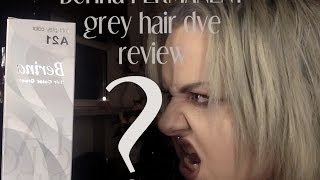 Berina PERMANENT grey hair dye review