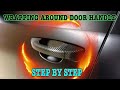 WRAPPING AROUND DOOR HANDLE “STEP BY STEP”