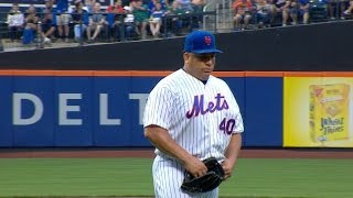 ATL@NYM: Colon fans three through six innings