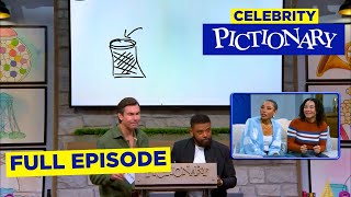 Watch Them Draw Things on a Playground! | Pictionary Game Show: Eva Marcille vs Carl Anthony Payne