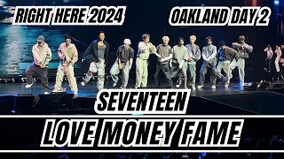 241106 Seventeen ‘Love Money Fame’ (English) Oakland Day 2 Right Here USA Tour 2024 #seventeen #svt