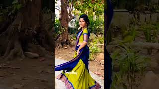 பாவாடை தாவணில வரும் vj arjana k shorts #ytshorts #trending #vjarjana #reels #trendingcollection