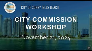 City Commission Workshop - November 21, 2024