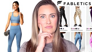 WORTH THE HYPE? FABLETICS ON THE GO POWERHOLD HIGH WAISTED POCKET LEGGINGS TRY ON REVIEW HAUL