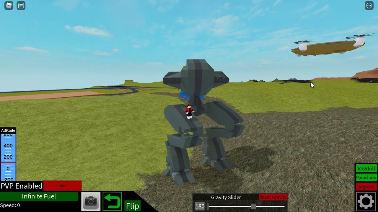 How To Make A Mech In Plane Crazy