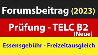 Forumsbeitrag Schreiben | Telc B2 Beruf | Neue Prüfung ... | Doovi