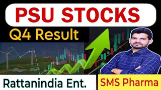 3 Stocks Q4 Result💥PSU Stock Analysis| Rattanindia Ent.Share| SMS Pharma Stock | Mazagon Dock Stock