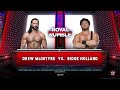 WWE 2k23 Drew Mcintyre vs Ridge Holland