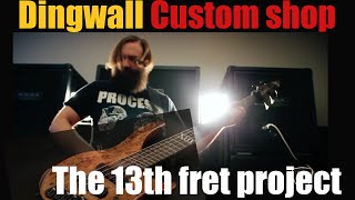 Dingwall Afterburner HS with special 13th fret inlay played by Kaylon Disiewich