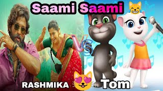 Pushpa: Saami Saami - Full Video Song In Hindi Talking Tom | Part-7😂 | Allu Arjun, Rashmika | SK Tom