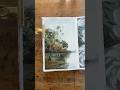 Paint a Lakeside Landscape Using Watercolor