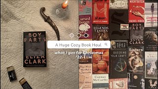a massive cozy book haul! what I got for Christmas 2022, bookish edition