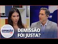 Lacombe e Amanda Klein discutem sobre gesto polêmico de Adrilles Jorge