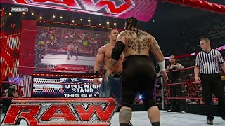 John Cena \u0026 Jeff Hardy vs JBL \u0026 Umaga RAW May 26,2008