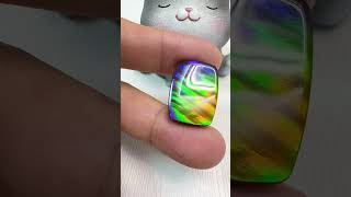 #斑彩石裸石 #斑彩石 #加拿大斑彩石 #Ammolite