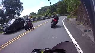 北宜公路 下山 34K到海倫 跟拍 Ducati959 / v4s （太陽雨 慢慢騎）